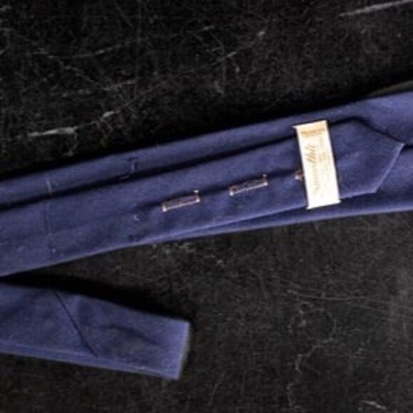 Vintage Men's Dacron Smoothie Button down tie - Picture 4 of 4